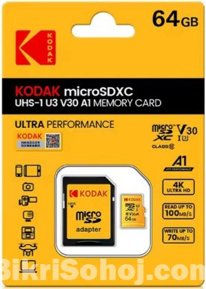 Sandisk and Kodak 64GB Memory Card Orginal W 6Mo